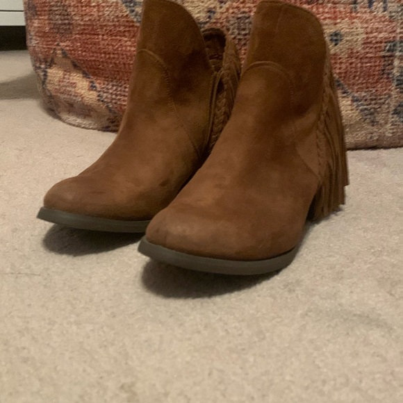 Not Rated Shoes - Not Rated Brown Ankle Boots Rugged Style